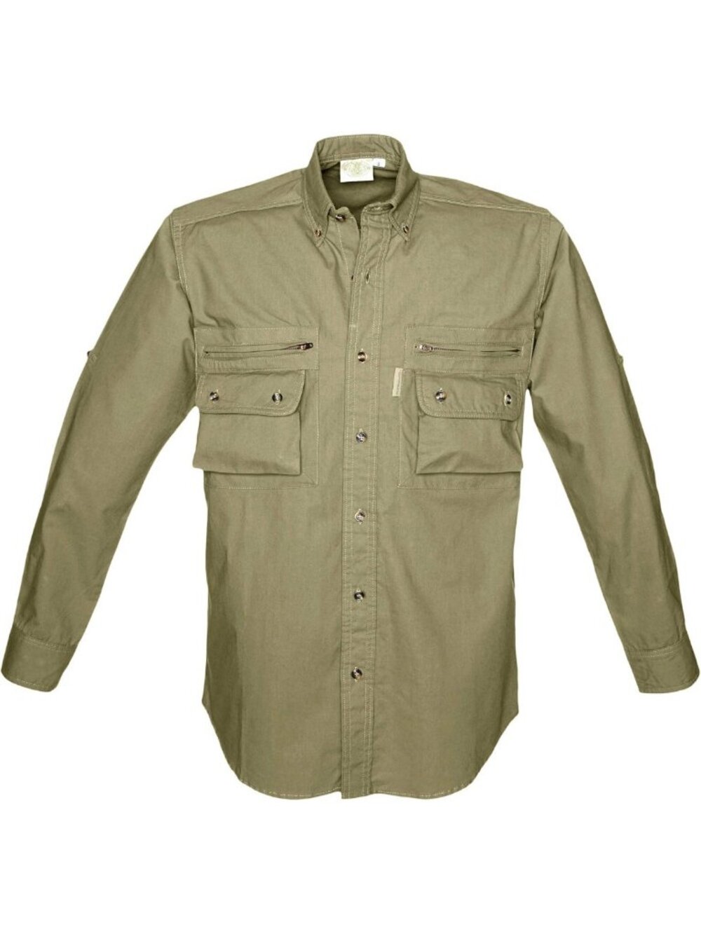Men's Long Sleeve Safari Bush Shirt - Lightweight, Breathable, Outdoor Adventure